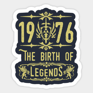 1976 The birth of Legends! Sticker